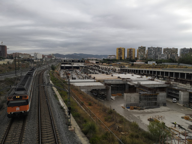 Les obres de La Sagrera obligaran a reduir els trajectes de la R1 durant l'estiu
