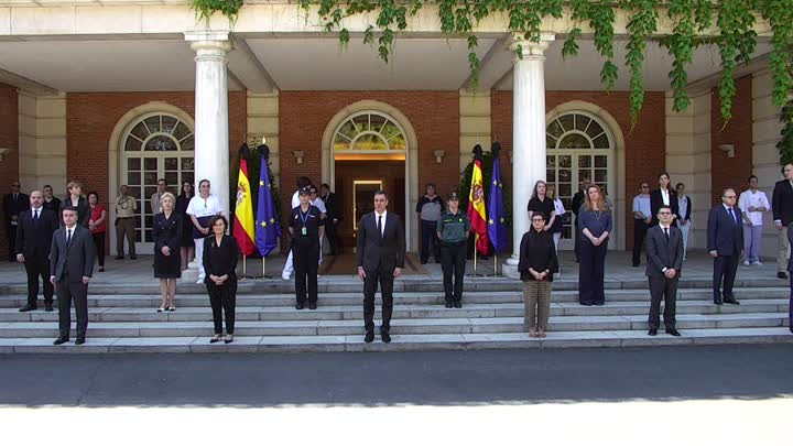 20200527 Minuto Silencio Moncloa