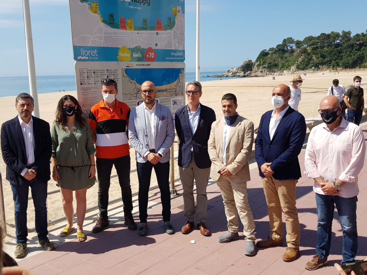 Ocupació a les platges Lloret de Mar (4)