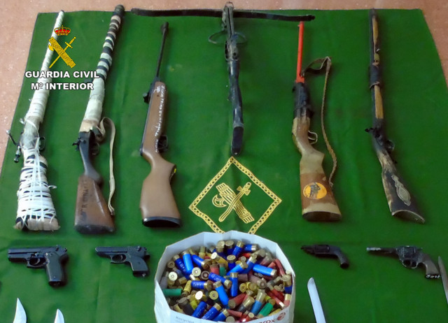 EuropaPress 3291480 arsenal encontrado vivienda