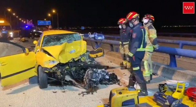 EuropaPress 3309784 muere conductor embestido vehiculo quedar parado m50 colision previa