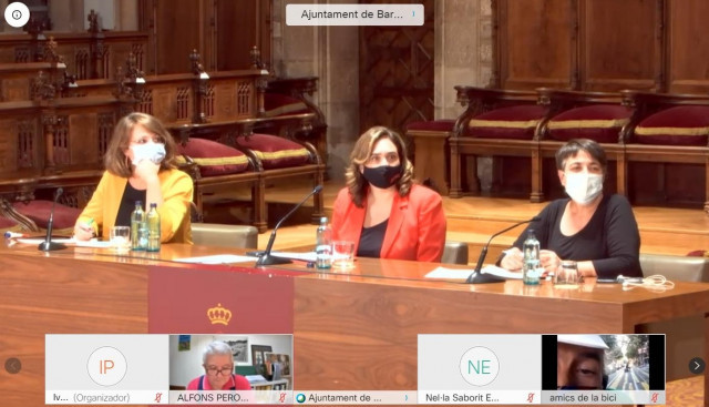 EuropaPress 3333830 janet sanz ada colau rosa alarcon sesion plenaria pacto movilidad