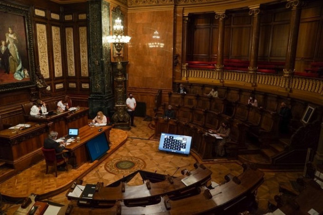 EuropaPress 3334321 pleno ayuntamiento barcelona