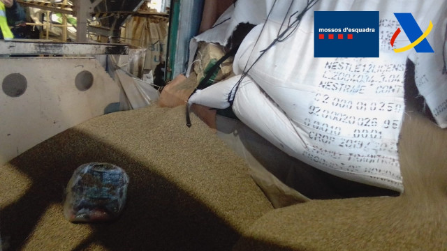Els mossos confisquen 250 quilos de cocaïna al port de Barcelona