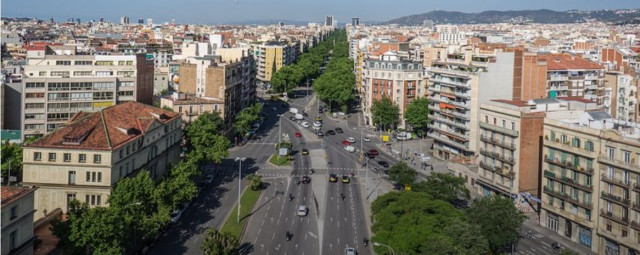 Aquest dissabte comencen les obres a Barcelona per implantar un carril bici al carrer Aragó