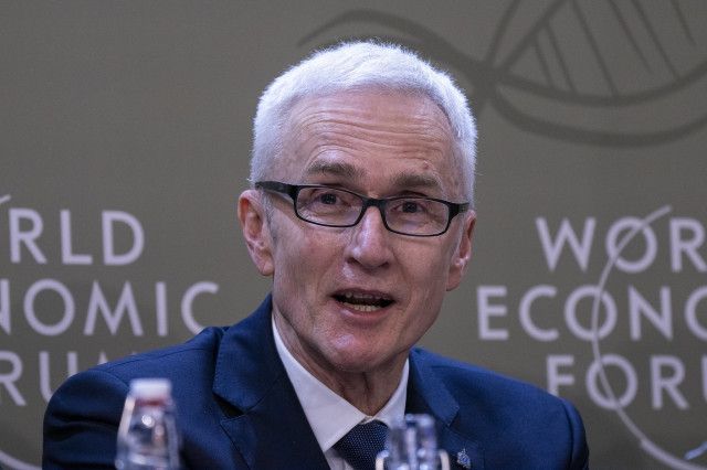 EuropaPress 2605717 handout 22 january 2020 switzerland davos secretarygeneral of interpol