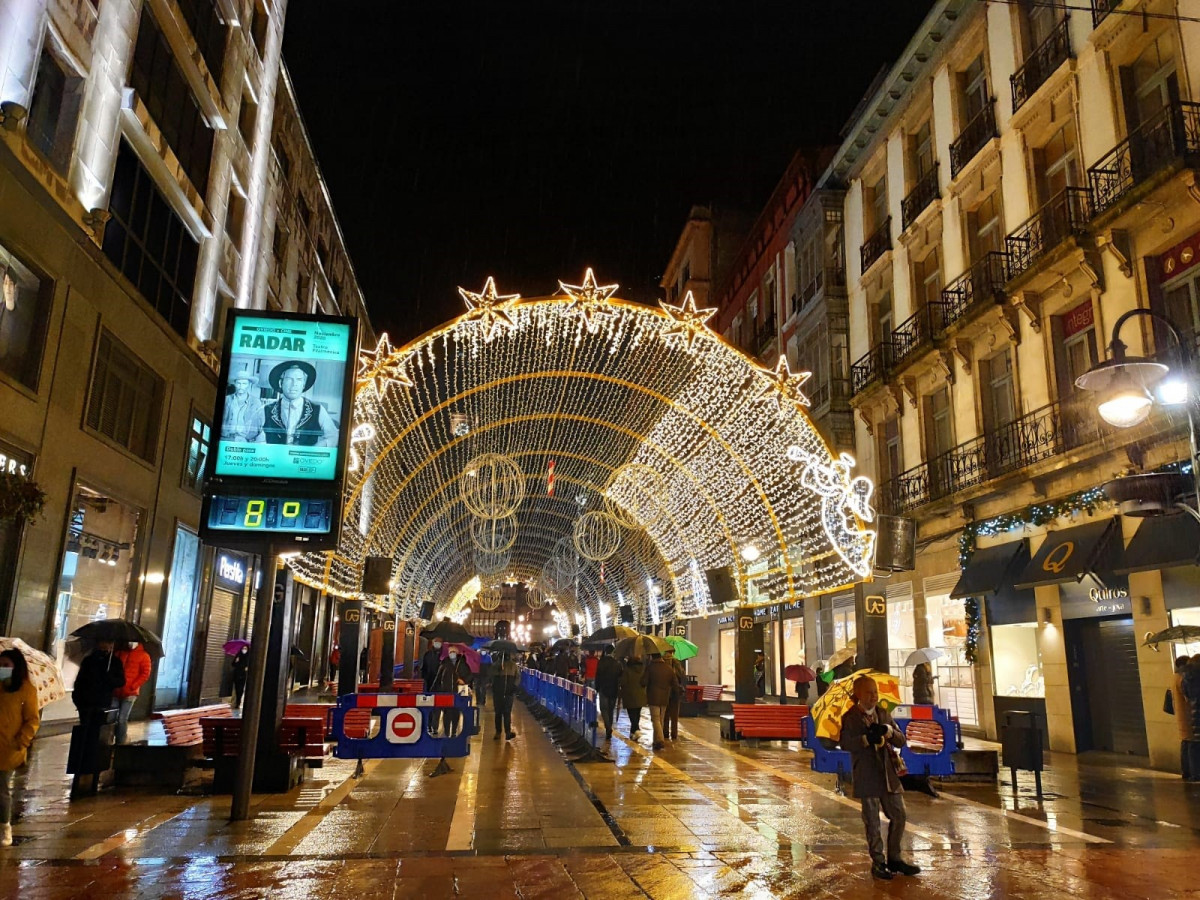 Navidad en Oviedo. Luces. Iluminación. Alumbrado.