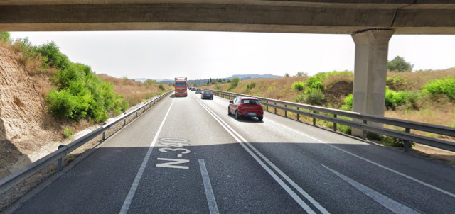Mor un vianant atropellat a la N-340 a Vilafranca de Penedès