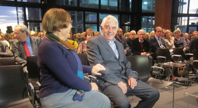 El expresidente Pasqual Maragall y su esposa Diana Garrigosa  1