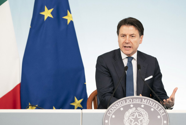 El primer ministro italiano, Giusseppe Conte