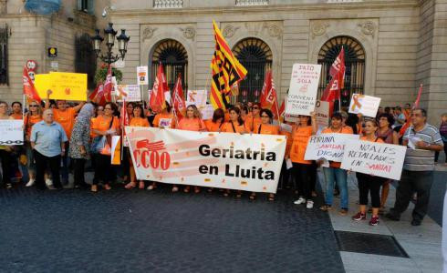 CC.OO. alerta de la "precarietat laboral" en el sector de la dependència