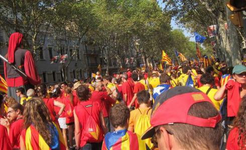 La Guàrdia Urbana xifra en 1,8 milions els assistents a la 'V' a Barcelona