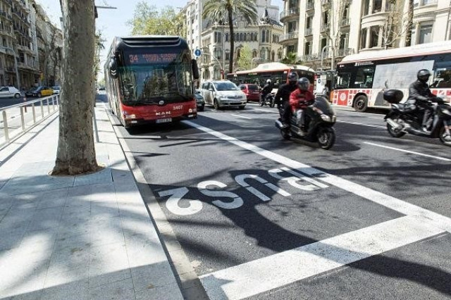 EuropaPress 3439408 ajuntament barcelona inicia obras ampliar carril bus diagonal