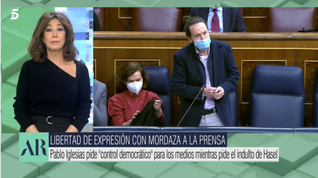 Ana Rosa esclata contra Pablo Iglesias: 