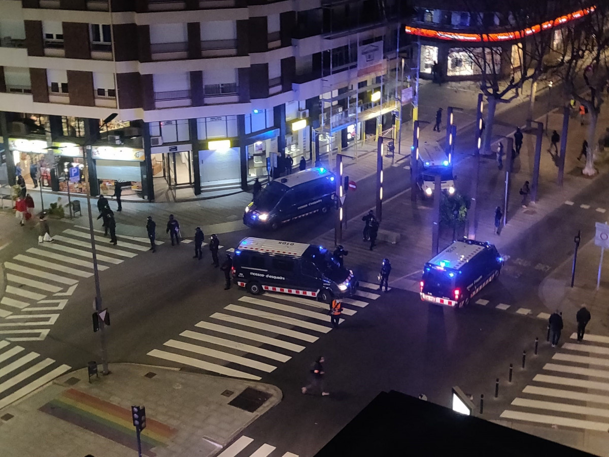 Manifestación en Terrassa (Barcelona) contra la 