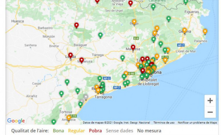 Catalunya en alerta per alta contaminació