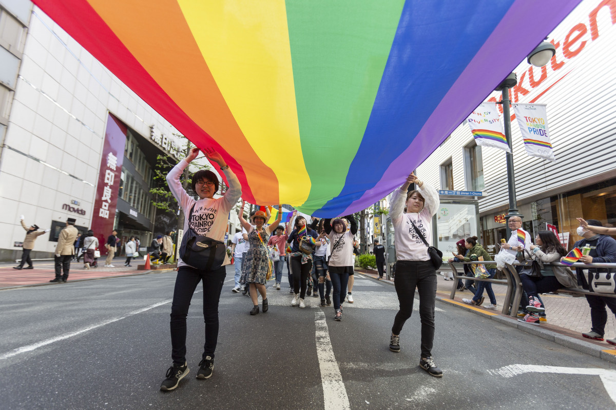 EuropaPress 2094716 28 april 2019 japan tokyo supporters of the lesbian gay bisexual and