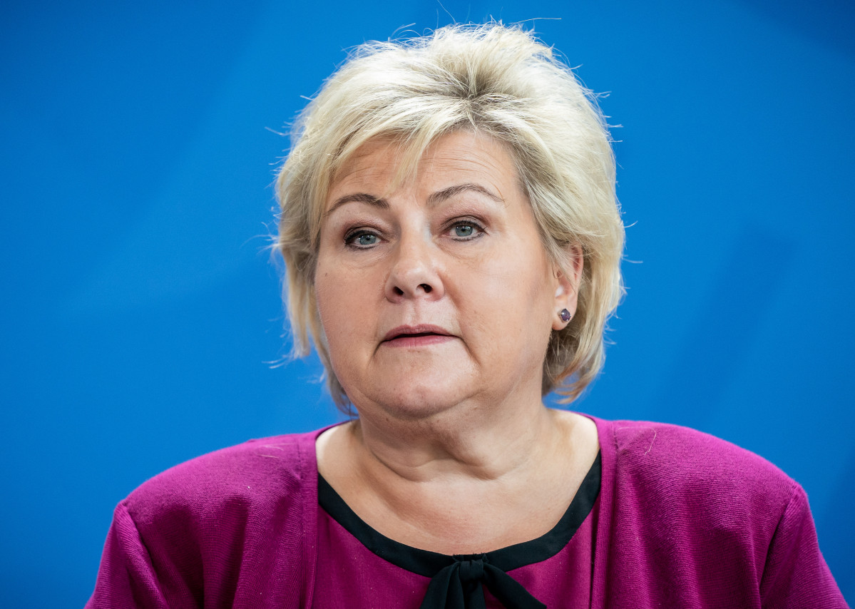 EuropaPress 3612152 filed 15 october 2019 berlin norwegian prime minister erna solberg attends