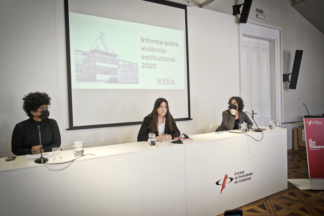 EuropaPress 3617714 rueda prensa iridia presentar informe violencia institucional 2020