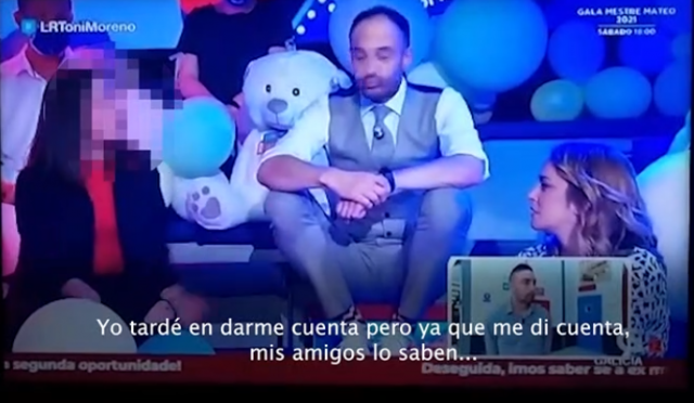 ImagencensuradadelLandRoberdelaTVGcuandolainvitadaindicaquesuexlacontrolaba