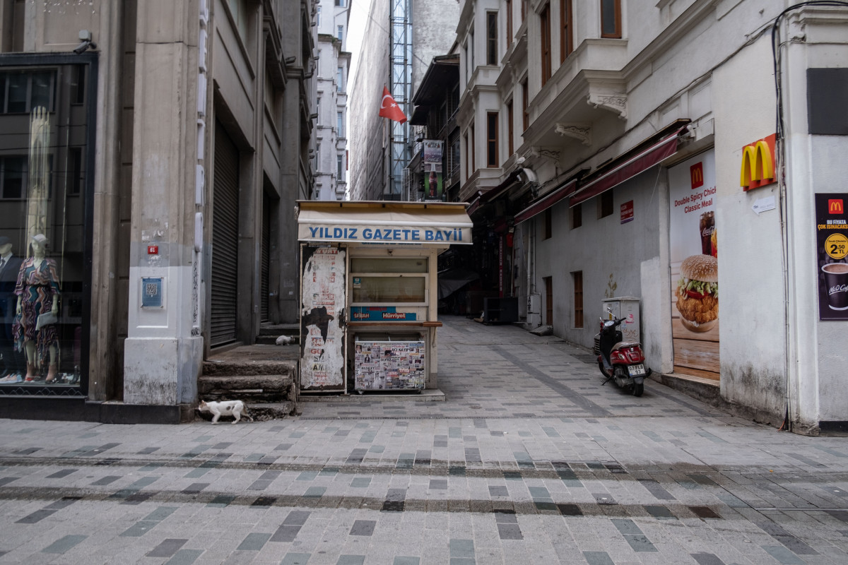 EuropaPress 2767676 31 march 2020 turkey istanbul the istiklal avenue is seen deserted amid the