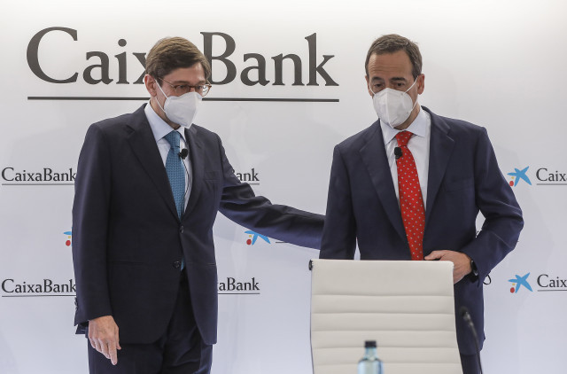 EuropaPress 3621465 presidente caixabank jose ignacio goirigolzarri consejero delegado entidad
