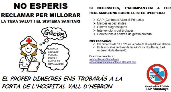 Dos anys d'espera per a les primeres visites en traumatologia del Vall d'Hebron