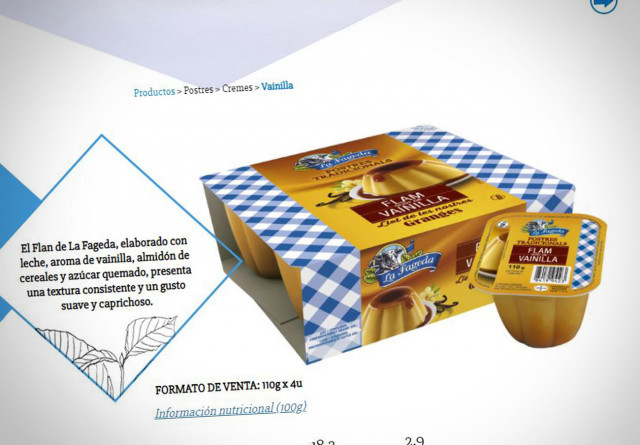 Retiren quatre lots del flam de vainilla de La Fageda per 