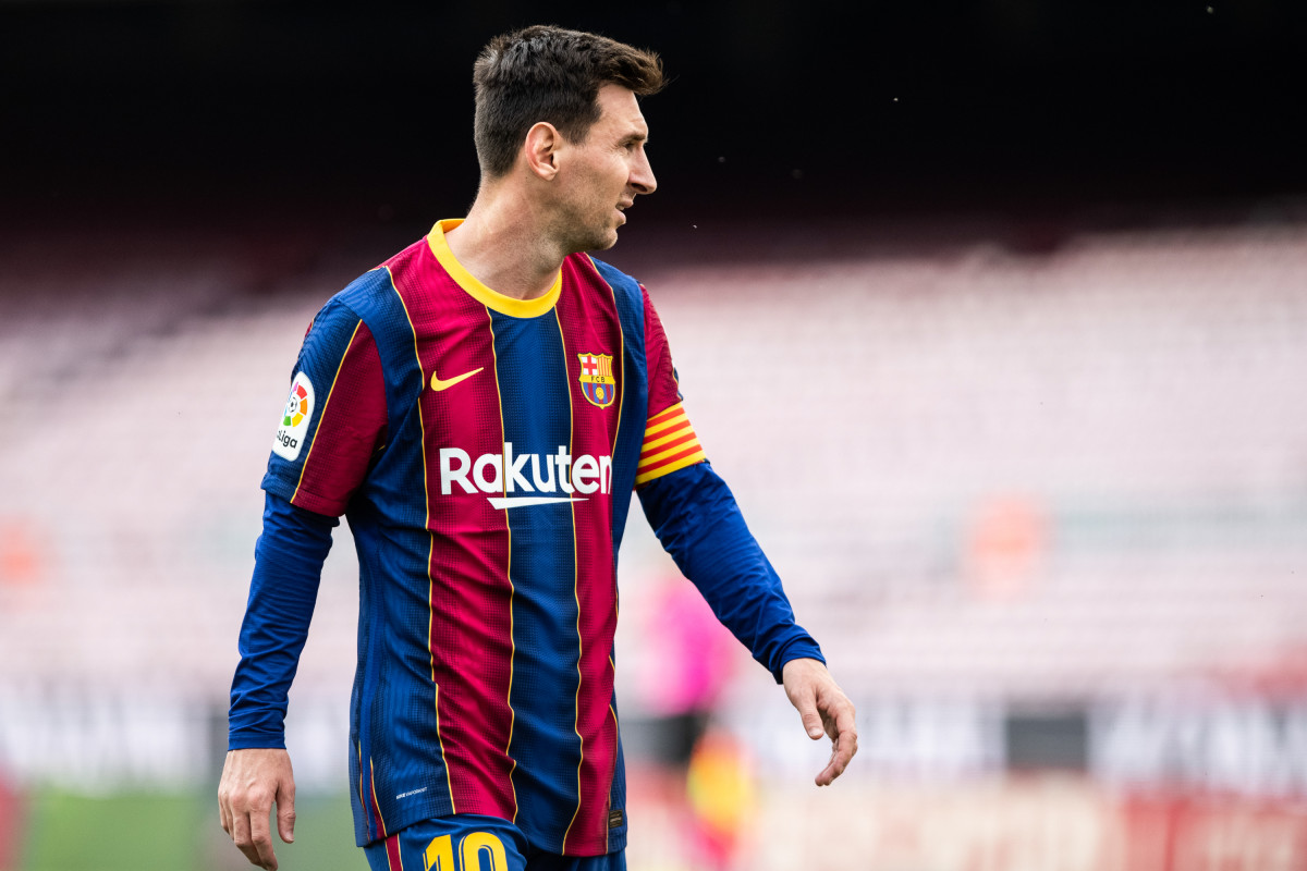 Archivo - 16th May 2021; Camp Nou, Barcelona, Catalonia, Spain; La Liga Football, Barcelona versus Celta de Vigo; 10 Leo Messi during la Liga match against Celta de Vigo at Camp Nou Stadium