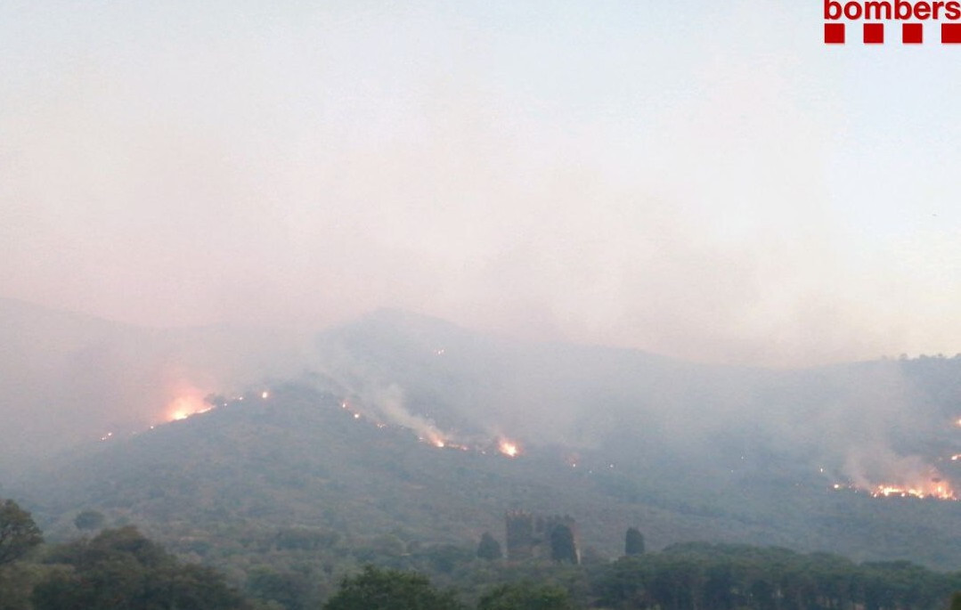 Incendi a Llançà (Girona)