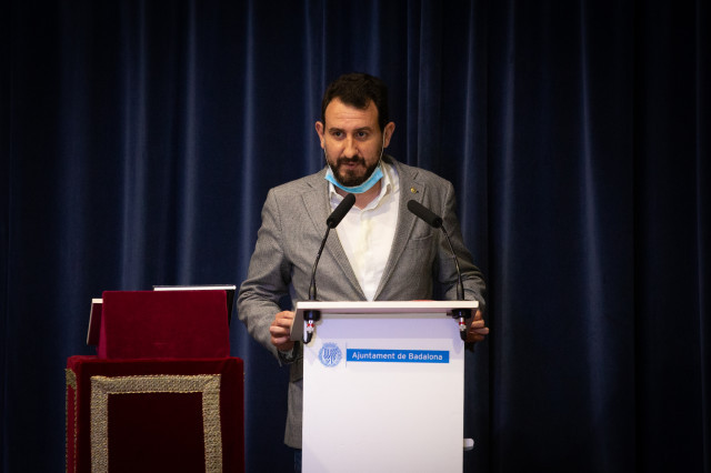 Archivo - El líder del PSC en Badalona (Barcelona), Rubén Guijarro, en una foto de archivo.