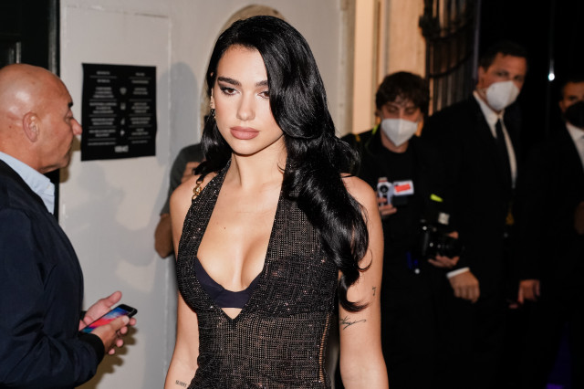 EuropaPress 3966642 26 september 2021 italy milan british singer dua lipa arrives at the launch