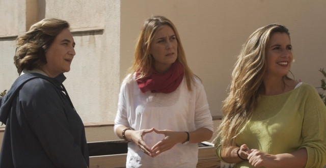 Ada Colau, Jessica Albiach i Candela López presenten una llista continuista als comuns sense data de caducitat