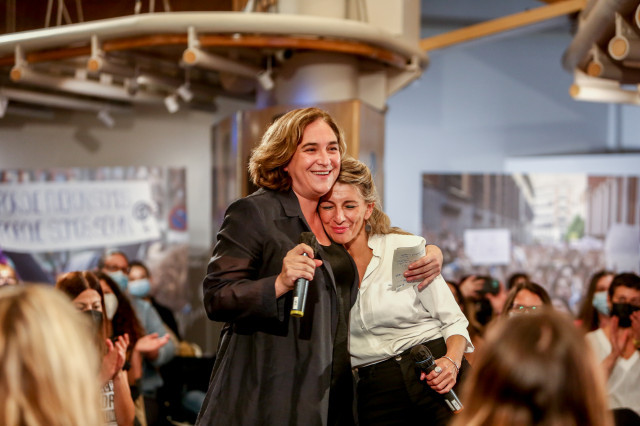 Díaz, Belarra, Garzón, Colau i Albiach tancaran l'Assemblea Nacional dels 'comuns'
