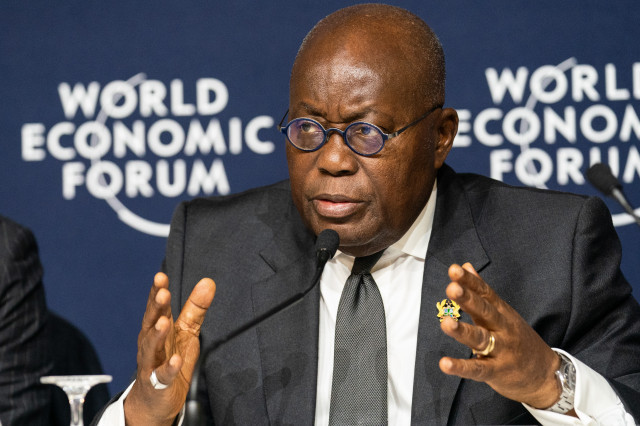EuropaPress 2607659 handout 23 january 2020 switzerland davos nana addo dankwa akufoaddo