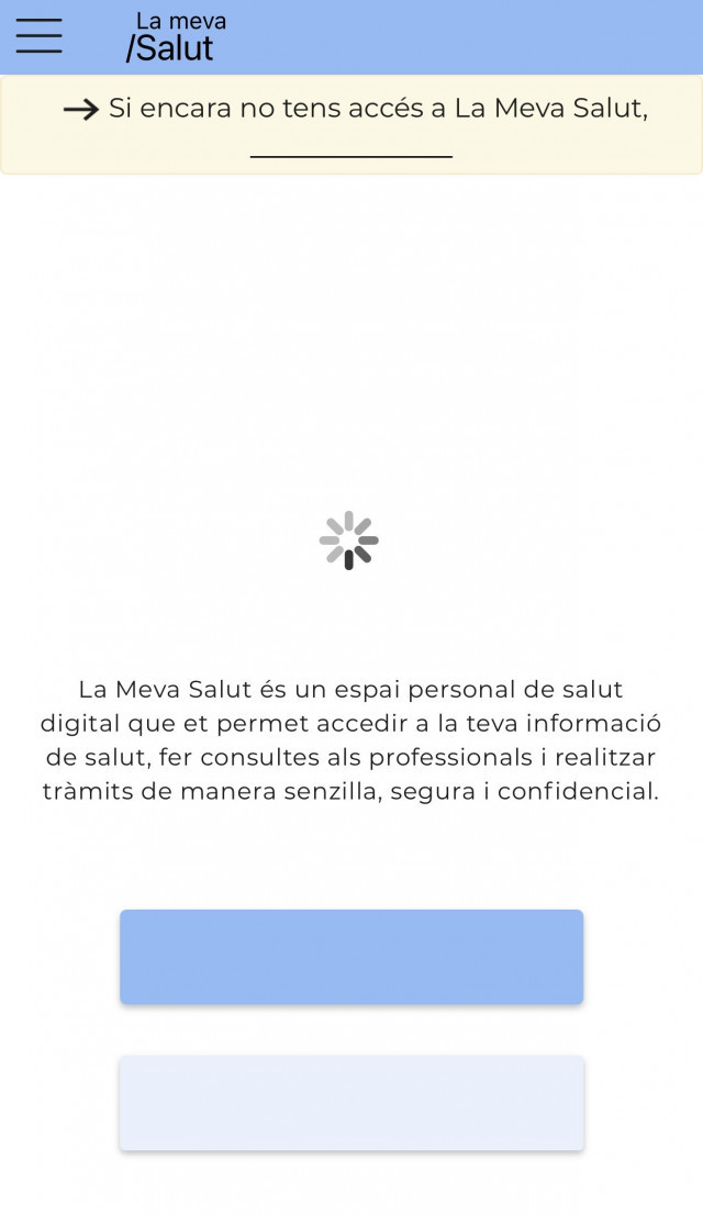 EuropaPress 4106029 problemas acceso portal meva salut viernes manana