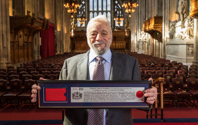EuropaPress 4108623 stephen sondheim recibe galardon londres