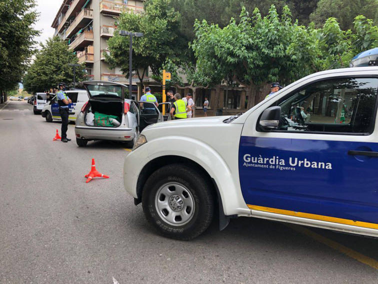 Dos detinguts per agredir un guàrdia urbà i intentar fugir a Figueres