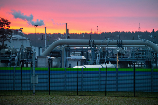 EuropaPress 4223003 07 january 2022 mecklenburg western pomerania lubmin view of pipe systems
