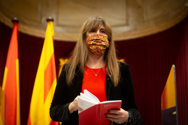 Borràs compara l'Estat amb el drac de Sant Jordi pel cas dels presumptes espionatges