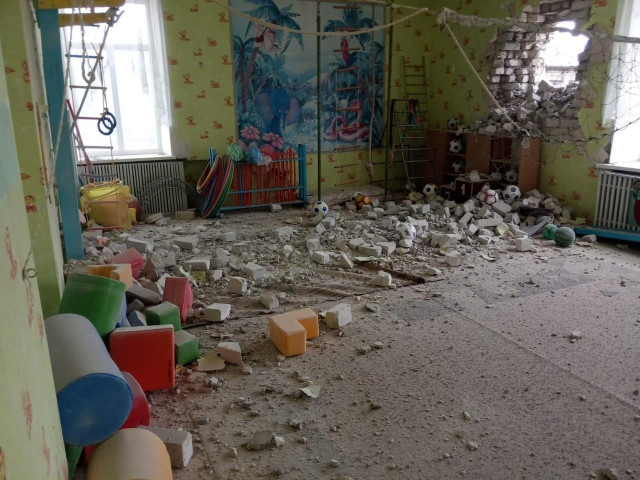 EuropaPress 4258607 ataque guarderia region lugansk