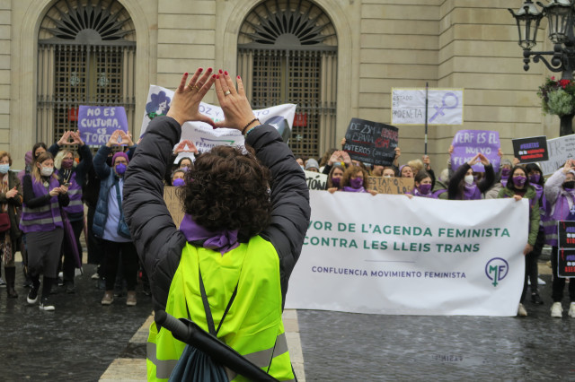 Concentració a Barcelona per demanar l'abolició de la prostitució