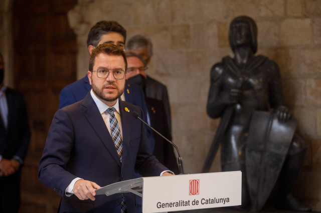 Aragonès es compromet amb un treball 