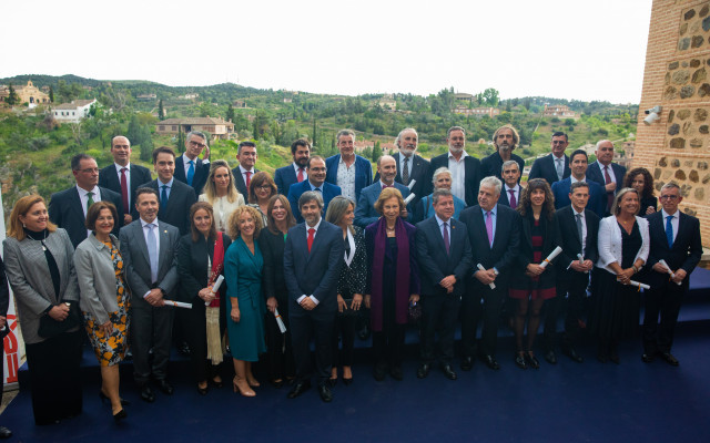 EuropaPress 4425412 foto familia asistentes acto entrega premios europa nostra hispania nostra