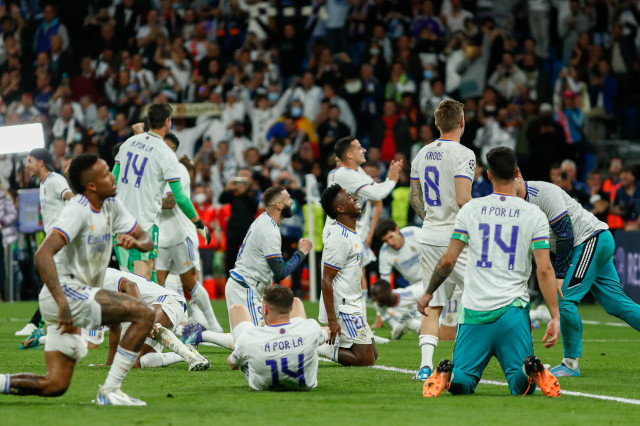 EuropaPress 4428578 players of real madrid celebrate after winning during the uefa champions