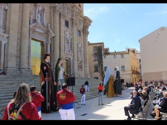 Inaugurada la façana principal restaurada de la Catedral de Santa Maria de Tortosa