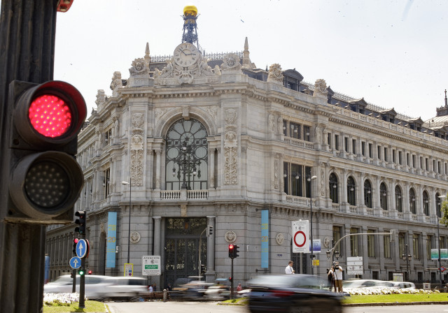 EuropaPress 2243578 fachada edificio banco espana situada confluencia paseo prado madrilena