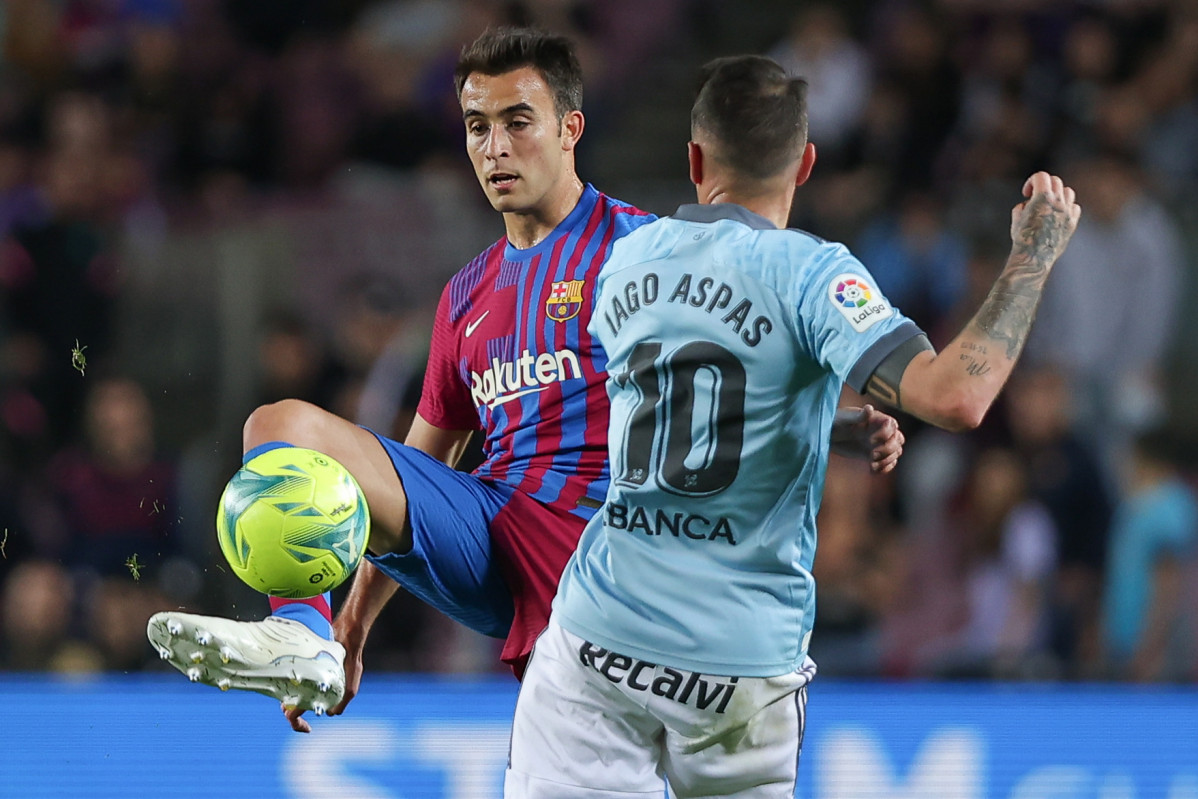 EuropaPress 4442121 10 may 2022 spain barcelona barcelonas eric garcia and celtas iago aspas