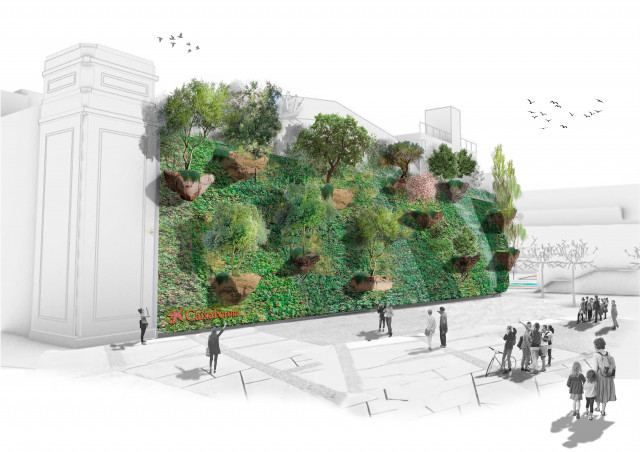 CaixaForum Barcelona disposarà d'un bosc vertical amb arbres en suspensió