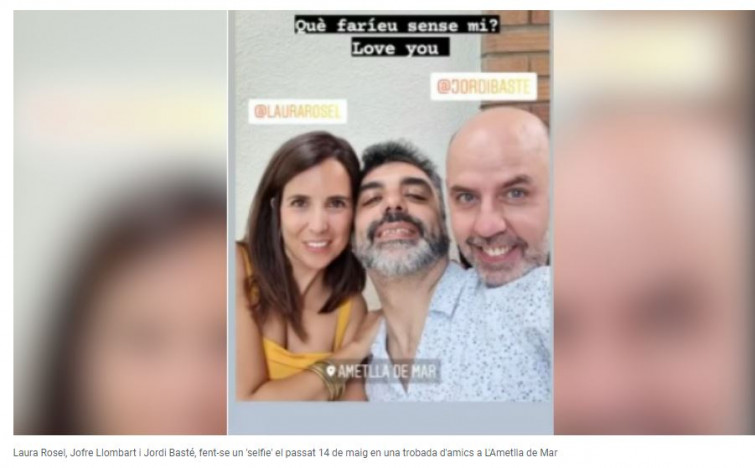​Eixampat el Secretari de Difusió de la Generalitat de festa amb periodistes i mitjans amics